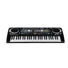54 Keys Digital Electronic Keyboard & Microphone Electric Led Adult Size Eu Plus