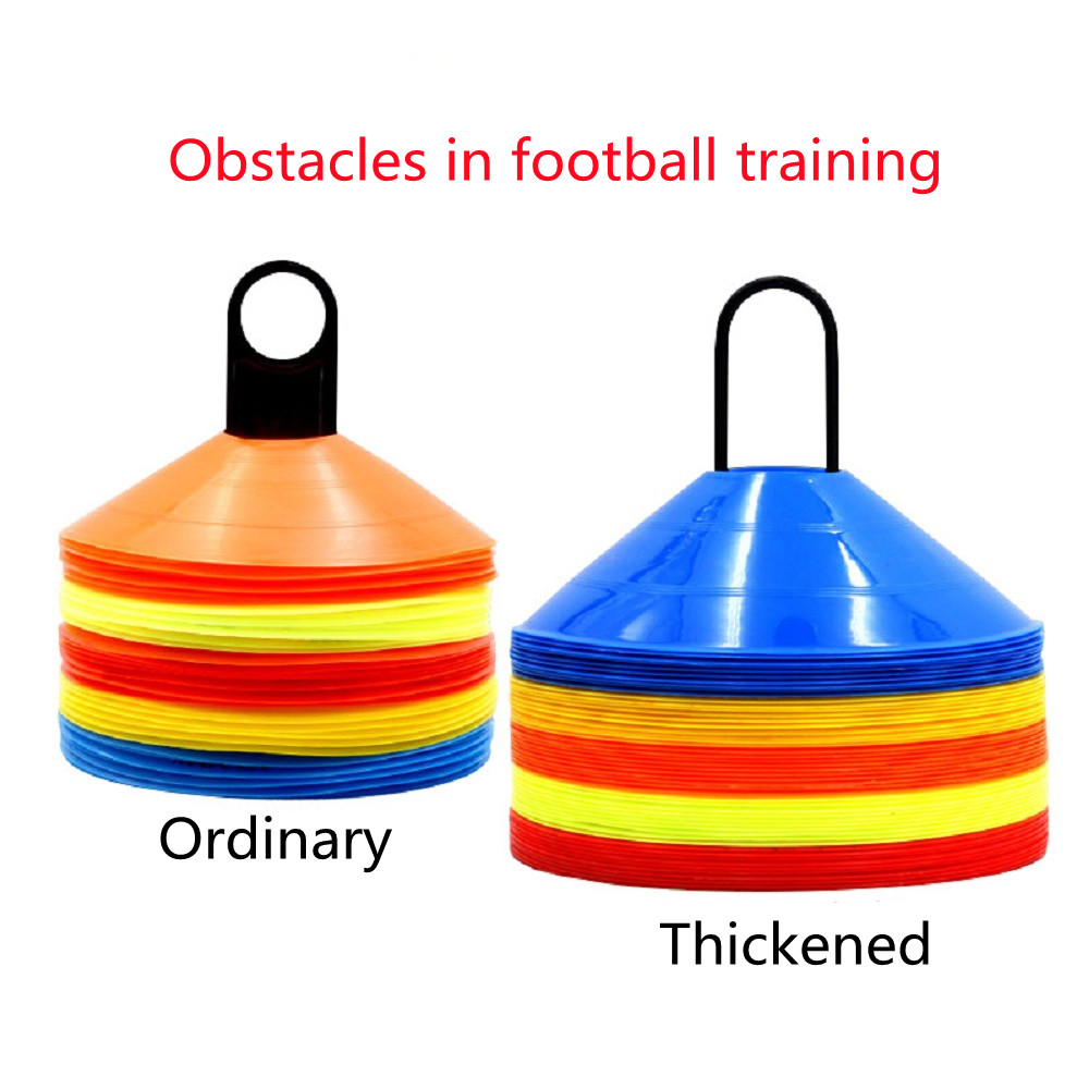 Outdoor Sport Voetbal Rugby Speed Training Disc Cone Cross Track Ruimte Marker Inline Schaatsen Cross Speed Training 10Pcs