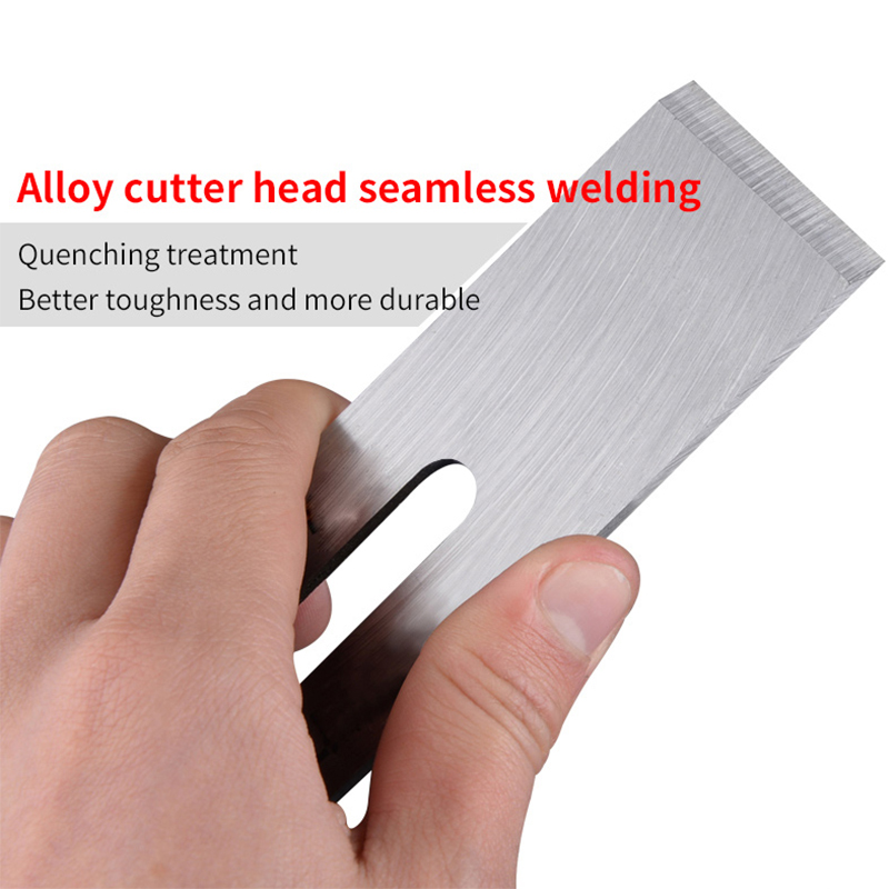 TRANVON Hand Planer Blades Alloy High Speed Steel Woodworking Plane Edge Blade Cutter Saw Blades 183MM*44MM