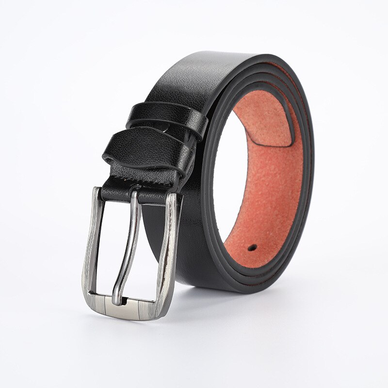 Cinturón de negocios de ocio europeo y americano para hombre: style 2 black