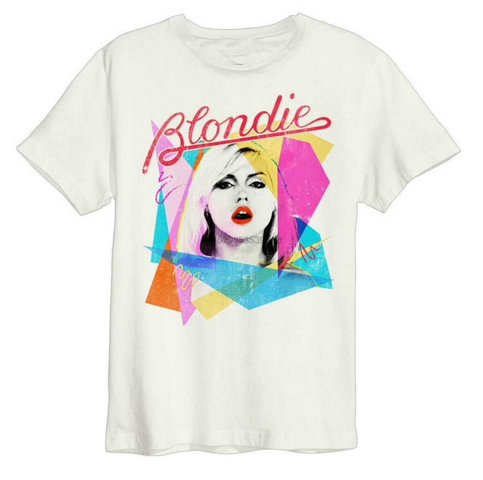 Blondie & #39Ahoy 80 & #39S & #39 (Wit) t-shirt-Amplified Kleding & Amp Cool T-shirt