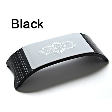 Stół robić malowania paznokci podłokietnik uchwyt silikonowy robić paznokci biurko podłokietnik z tworzywa sztucznego poduszka robić paznokci na rękę odpoczynku dla salon pielęgnacji paznokci kolorowe: czarny