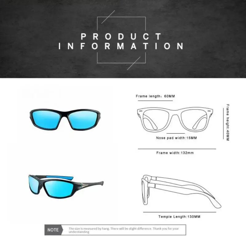 Gafas de sol polarizadas de para hombres y mujeres que conducen gafas opacas al aire libre