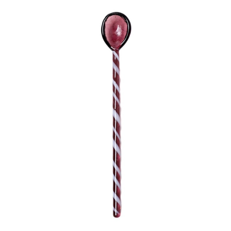 Kleurrijke Glas Roeren Koffie Melk Thee Roeren Stok Koffie Dessert Scoop Staaf Lepel Lange Steel Sap Koffielepel Servies: A2