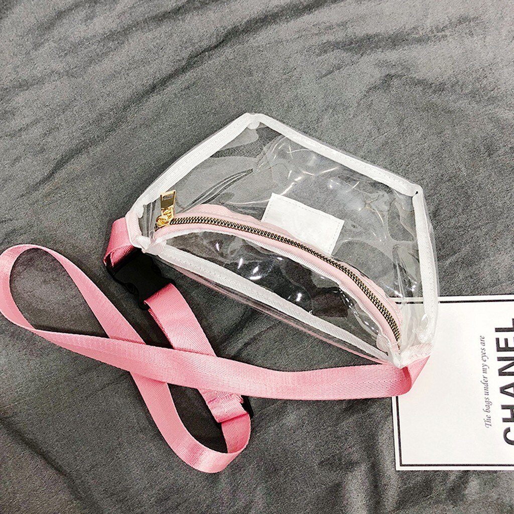 Summer Women's Transparent Waist Bags Trend Transparent Jelly Multifunctional Belt Bag Chest Phone Pouch Waist Packs