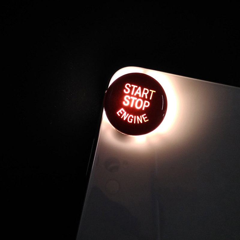 Botón de parada de arranque de motor de coche, piezas de repuesto de coche, herramienta de modificación de vehículo B88