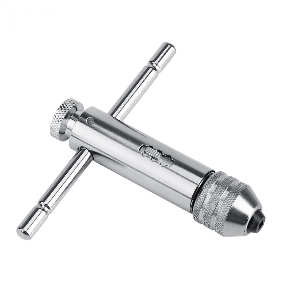 Verstelbare T-Handvat Ratchet Tap Wrench M3-M8 M5-M12 Machine Schroefdraad Tap Machinist Tool Voor Tap & Die Set