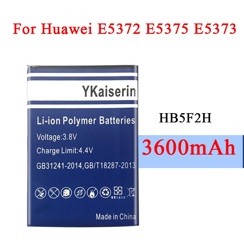 4600mAh HB5F2H Battery for Huawei 4G Lte WIFI Router 4G E5375 EC5377 E5373 E5330 E5336 E5372 Batteria + Track Code