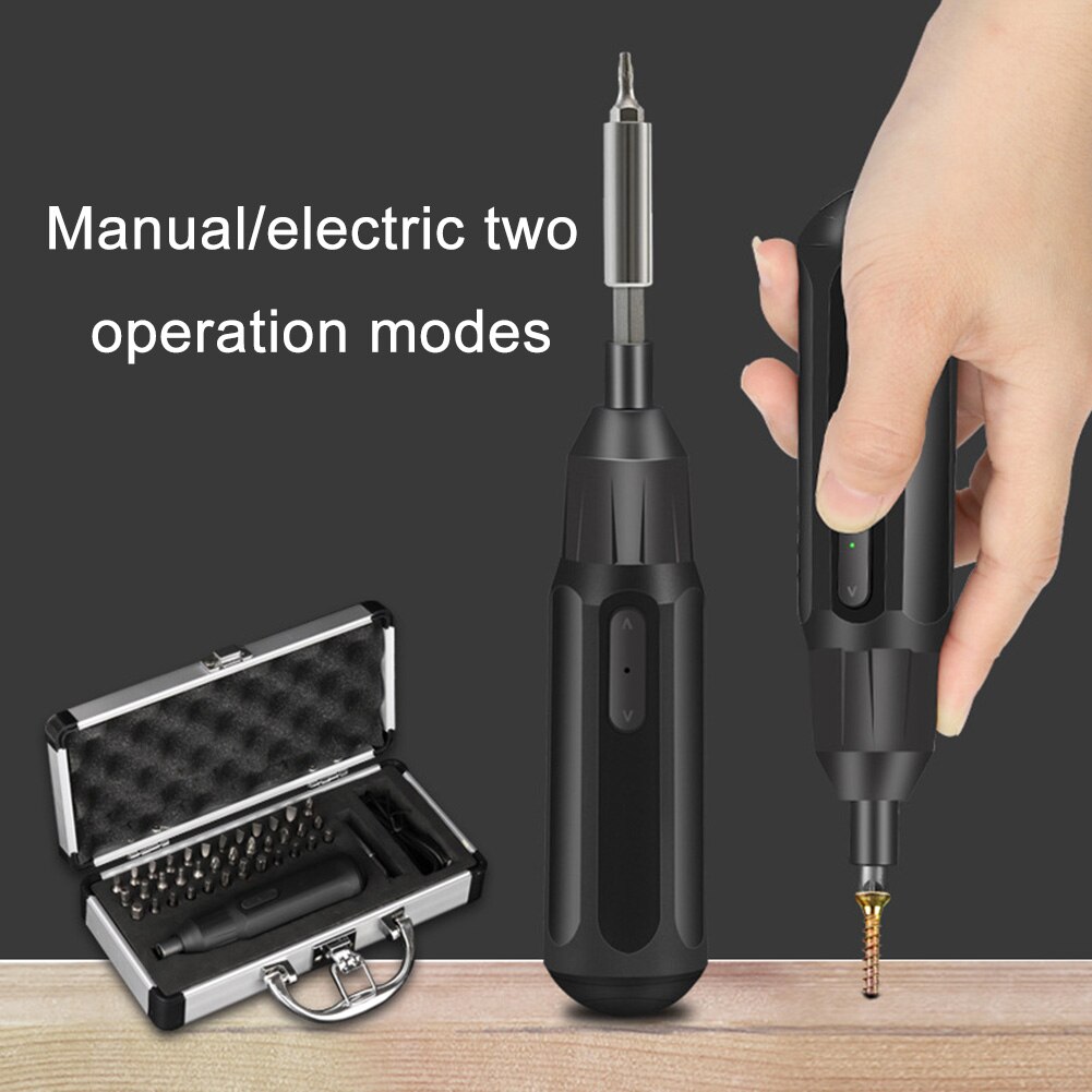 Electrical Screwdriver Set Hand 3.6V Rechargeable Screwdriver Drill Bit Set Portable Rechargeable Power Repair Tools