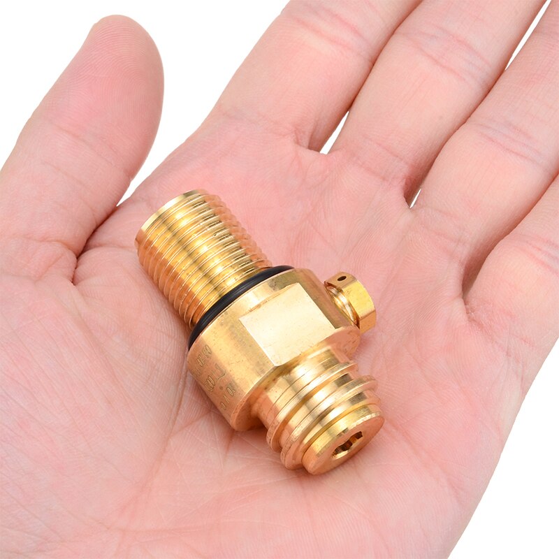 Messing sodastream  co2 pin ventil adapter  m18*1.5 gevind udskiftning  co2 pin ventil converter værktøj tilbehør