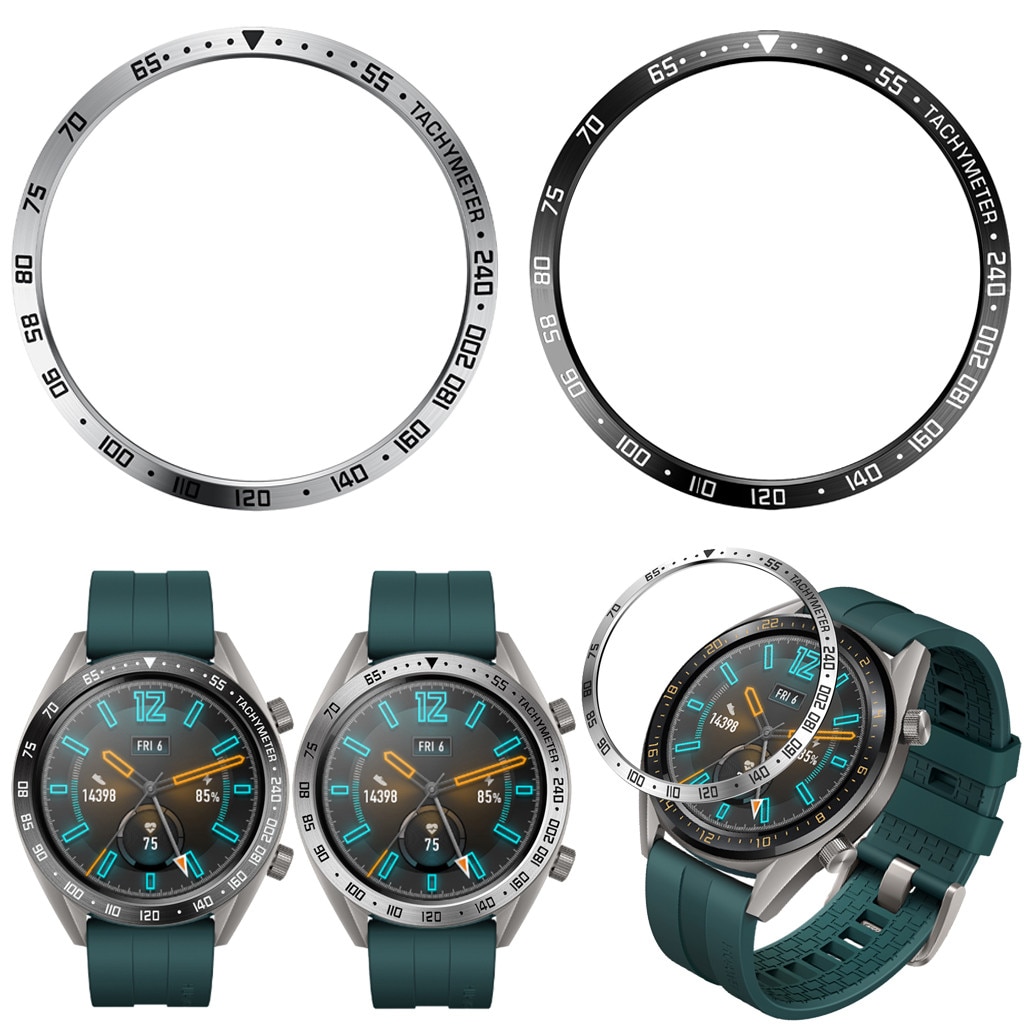 Voor Huawei Horloge Gt 46Mm Bezel Ring Adhesive Cover Anti Kras Metalen Case Voor Huawei Horloge Gt Smart Horloge accessoires #30