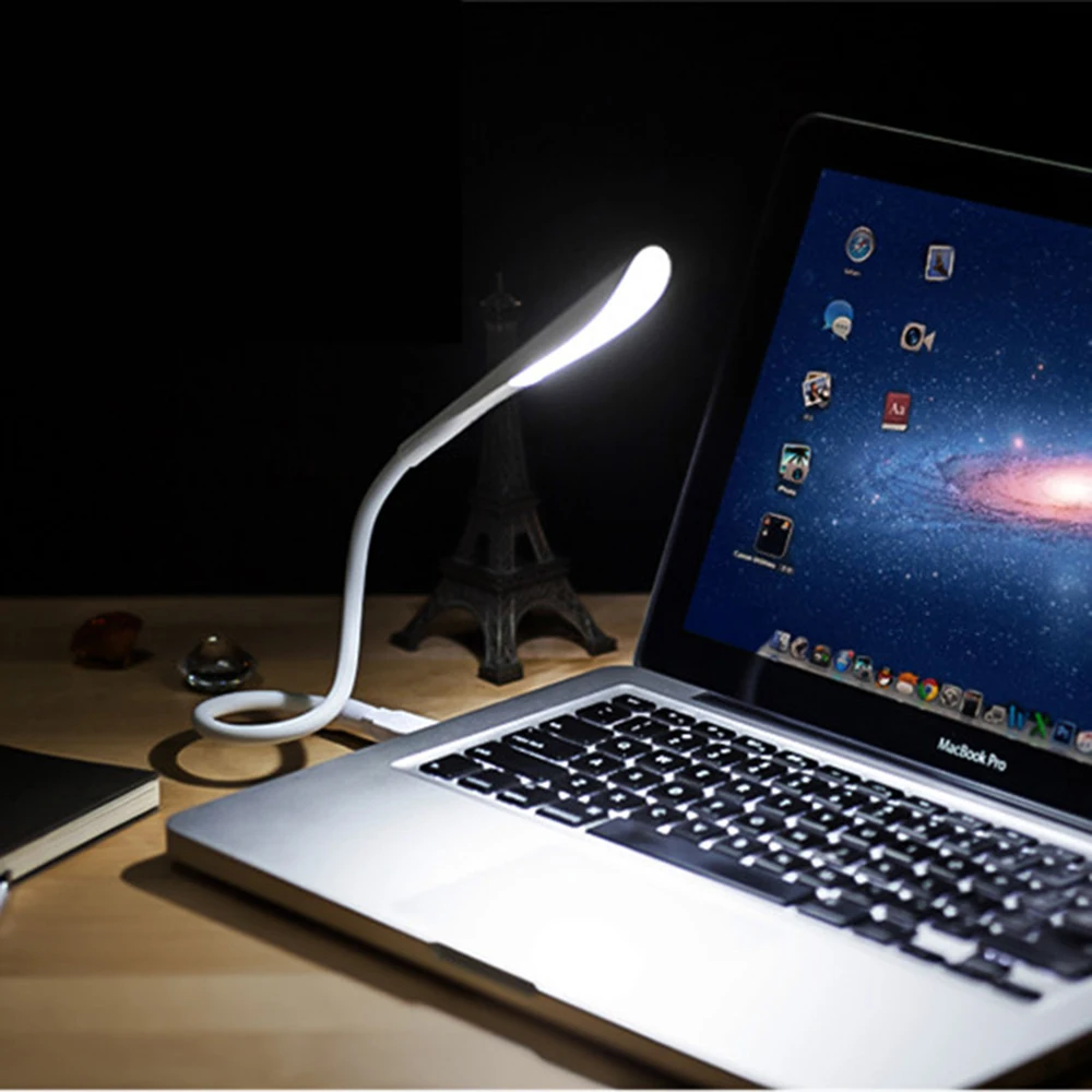 Mini-USB-LED-Schreibtischlampe, tragbares Touch-Sensorlicht, dimmbare Helligkeit einstellbar für Powerbank, PC, Laptop, Notebook
