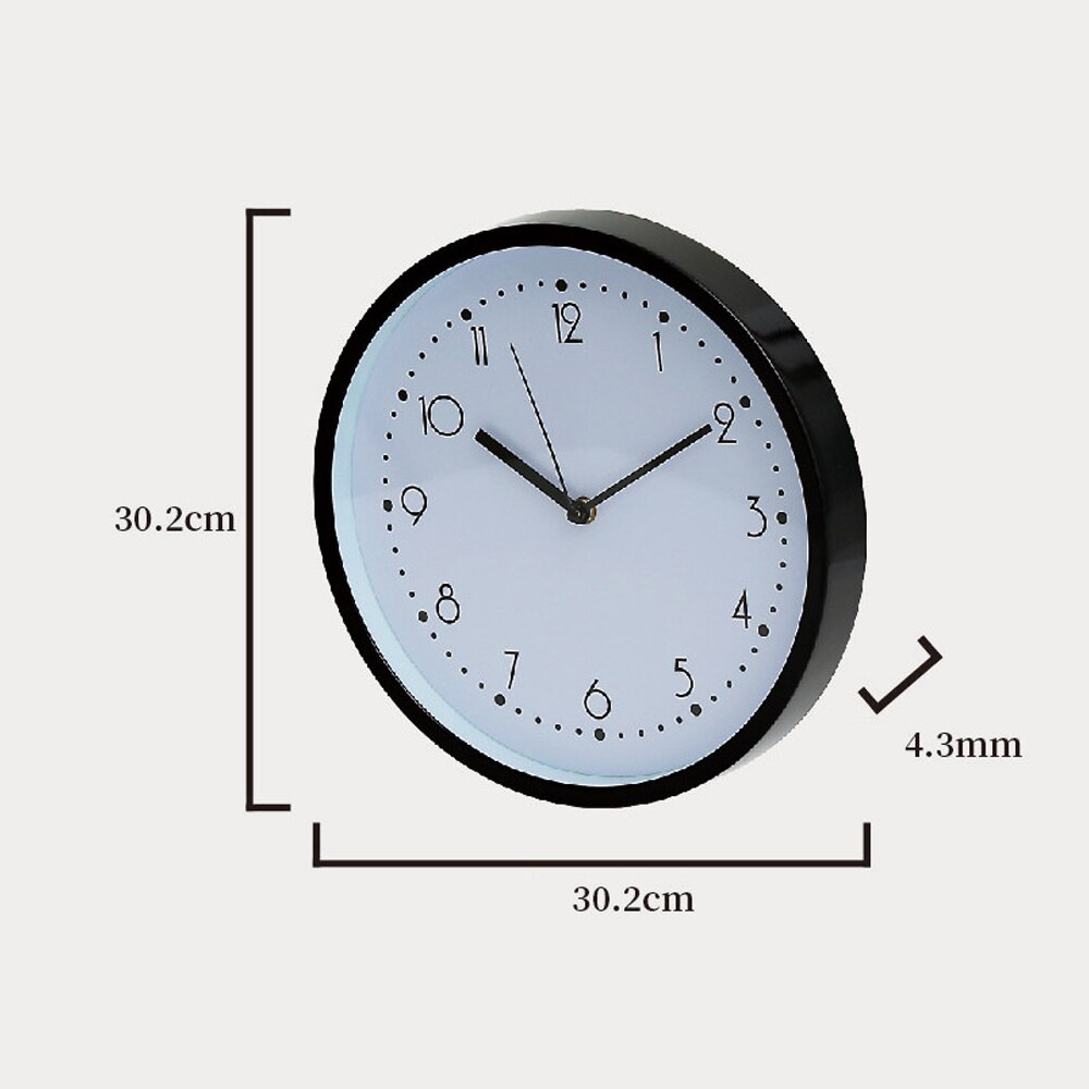 Marbled Clock Face Modern Living Room Home Wall Clock Personality Clock Bedroom Quartz Clock