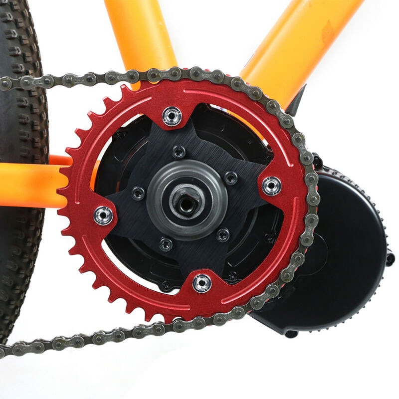 104 bcd bafang edderkoppekæde ring edderkoppeadapter til 8 sjov ebike mid-drive motor 104 bcd kit elektrisk cykeltilbehør