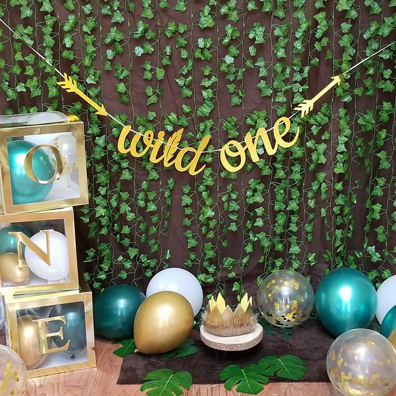 72 blade 2m grønne vinranker silke kunstig efeu hængende blad guirlande plante slyngplante blad boligindretning bryllup badeværelse havedekoration