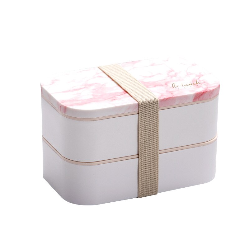 Double Bento Box japanese snack box containers for food Breakfast Boxes insulated lunch container lunch box for kids