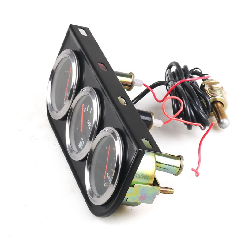 Car Combination Instrument Mechanical Triple Meter Water Temperature+Oil Pressure+The Amount of Oil Three-in-One Instrument