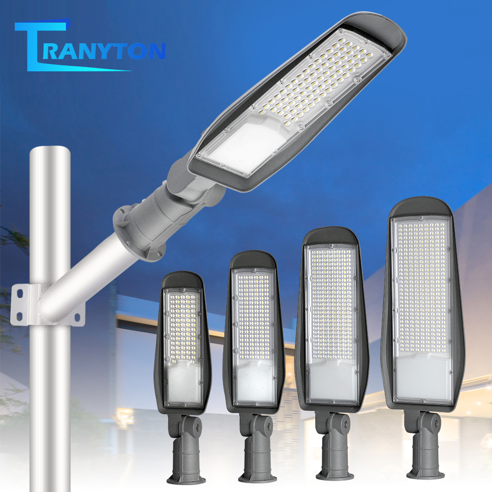 LED-straatlantaarn 220V Verlichting Buitenmuur IP66 Licht Waterdicht Schijnwerper 50W 100W 200W Led Tuin Spotlight Wegen Paallamp