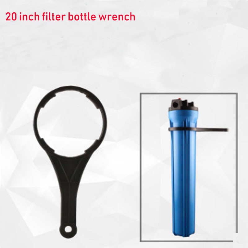 1pc ro skruenøgle til husholdnings filter patron membran hus skruenøgle omvendt osmose akvarie plast skruenøgle håndværktøj