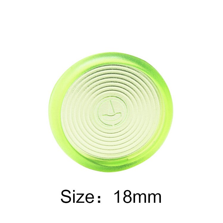 10Pcs 18/24/28mm Colored Round Binding Disc DIY Binder Notebook Loose Leaf Ring Arc Book Buckle Hoop Binder Ring Office Supplies: 18mm Green