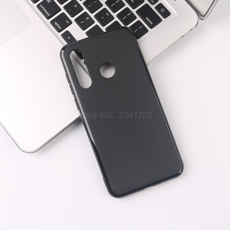 morbido Nero TPU di Caso per Doogee N20 Trasparente Cassa Del Telefono per Doogee Y9-Silicio Caso con Temperato di vetro su doogee N20 astuccio: For Doogee Y9 Plus / nero Case solo