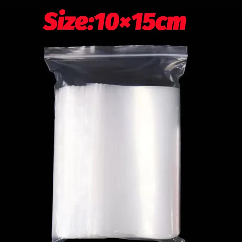 Små plastposer med glidelås, gjenlukkbare gjennomsiktige poser, vakuumoppbevaringspose, klare poser med glidelås, matoppbevaring: Annen / Gul