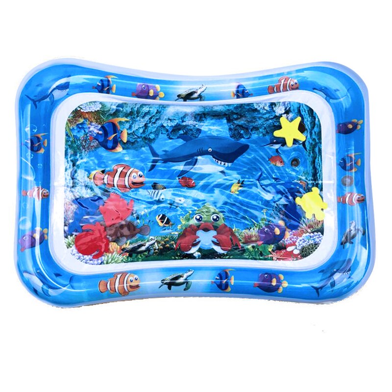 Los niños del bebé de agua tapete de juego juguete inflable palmaditas de bebé colchón de aire alfombras para niños de educación en desarrollo del bebé juguetes: C mat