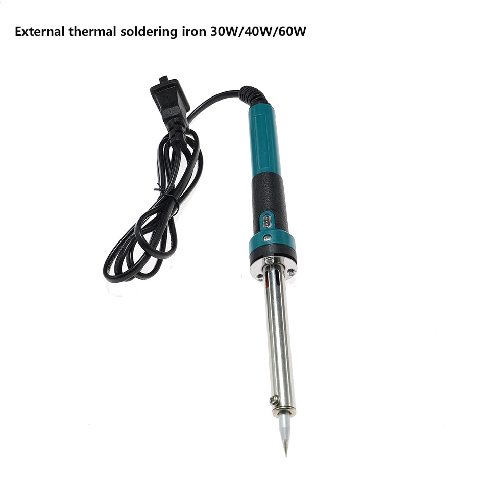 220V 30W 40W 60W soldadura eléctrica térmica externa soldador de temperatura soldadura de hierro Estación de retrabajo soldador