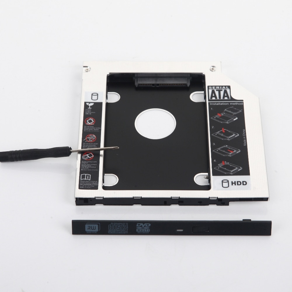 9,5mm 2nd HDD Disco Duro óptico de la bahía del Caddy adaptador de marco para Asus F555L F550C F550CA F550CC R505CB K550JD