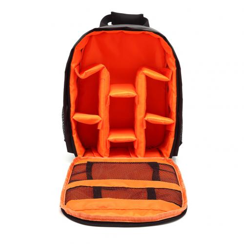 backpack Outdoor Wear-resisting Water-resistant Digital Camera Bag Backpack Multi-functional Breathable Photography Camera Bags: Orange