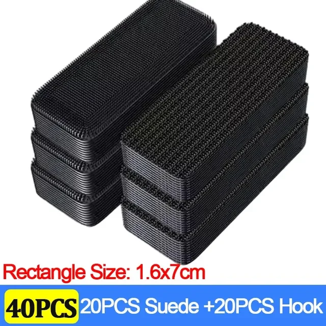 Tapijt Bevestigingsstickers Dubbelzijdig Hoge Zelfklevende Auto Tapijt Vaste Patches Thuis Vloer Voetmatten Anti Slip Grip Tapes: Roze
