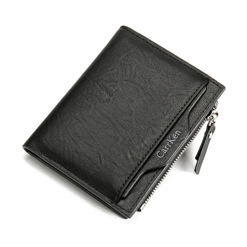 neue Jahrgang Männer Brieftaschen Bifold Brieftasche Ich würde Karte Halfter Geldbörse Taschen Kupplung Mit Reißverschluss Männer Brieftasche Mit Münze tasche