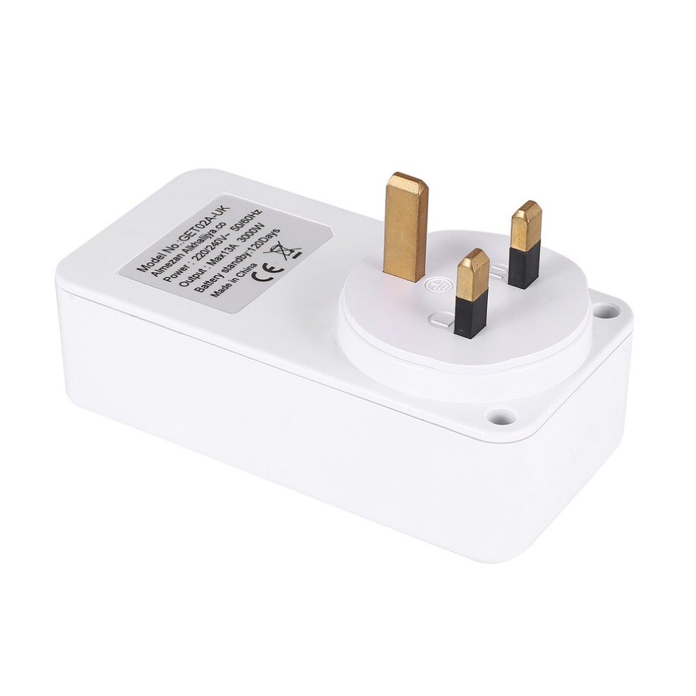 Mini Digital LCD 230V 16A Timer Switch Socket Outlet Plug-in Time Countdown Energy Saving Programmable Electronic Controller