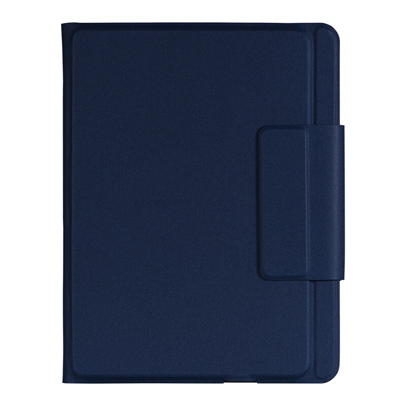 Bezprzewodowa klawiatura Bluetooth Touchpad Tablet skórzany pokrowiec na ipad Pro 10.5/Air 3 10.5/7th 10.2 z klawiaturą na pióro: Niebieski