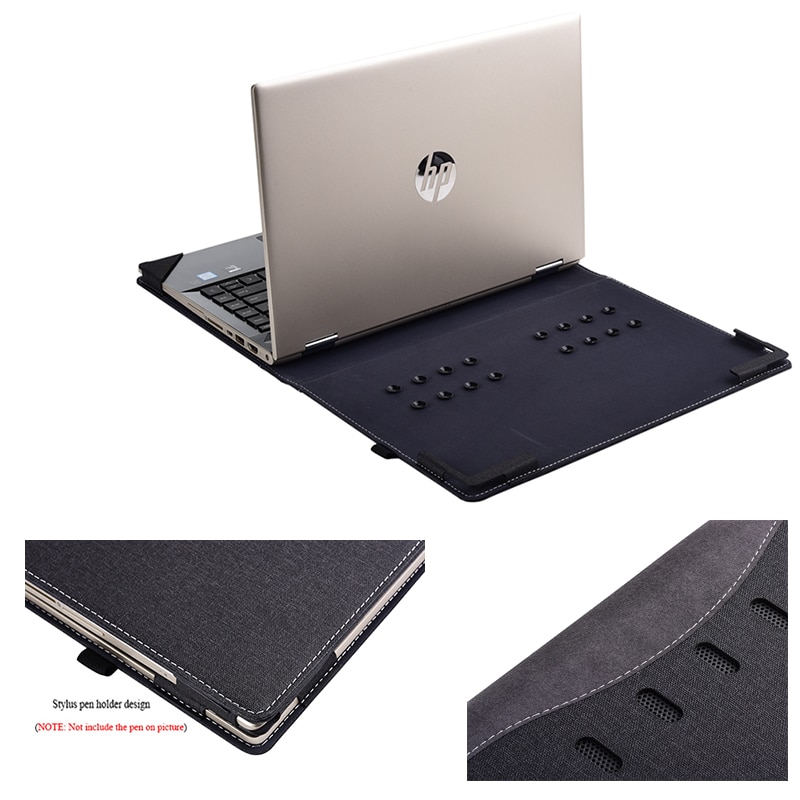 Detachable Case For Hp Pavilion 14" Laptop Sleeve Cover For Hp Pavilion X360 Convertible 14 Inch PU Leather Protective Case