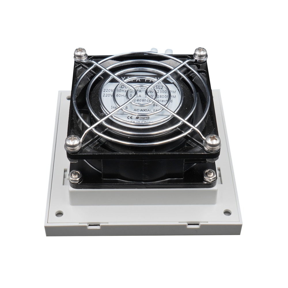 Cabinet Axial Fan Filter /106.5 X 106.5mm RAL 7035 Filter Fan /IP54 Grill with filter mat