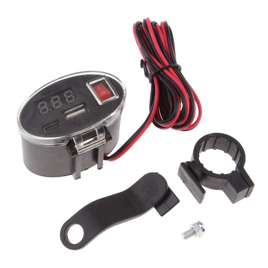 USB Waterproof Motorcycle 5-32v Gps Cell Phone Current Socket Charger