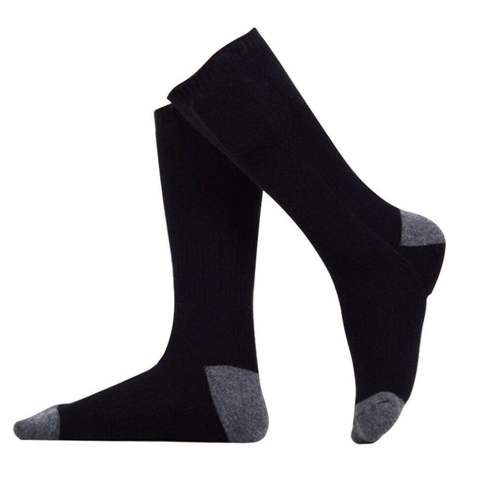 Erhitzt Socken Akku USB Ladung Winter warm Thermische Skifahren Sport #3N05