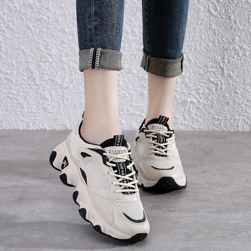 Spring thick soled women's shoes Korean casual shoes