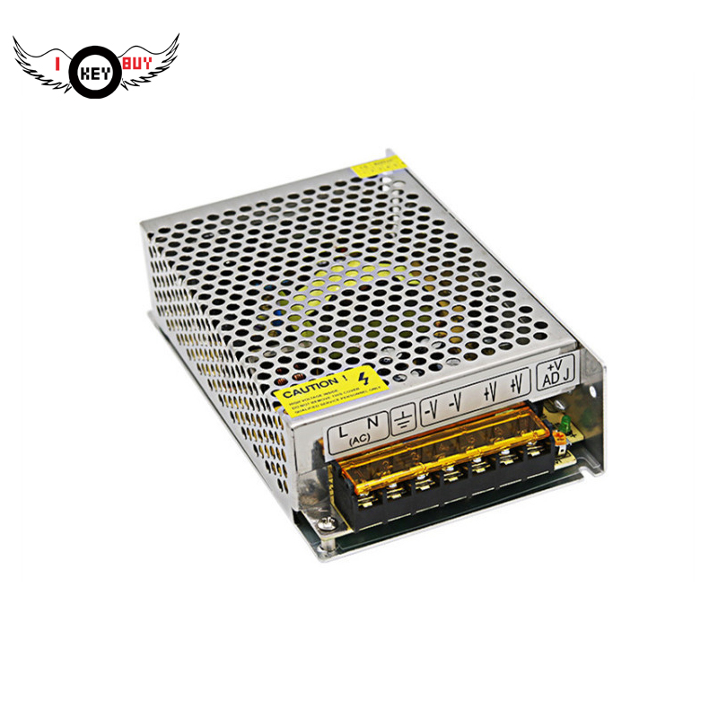 I Key Buy Power Switch AC 110V/ 220V to DC 12V 10A Aluminum Mesh Heat Dissipation for Home