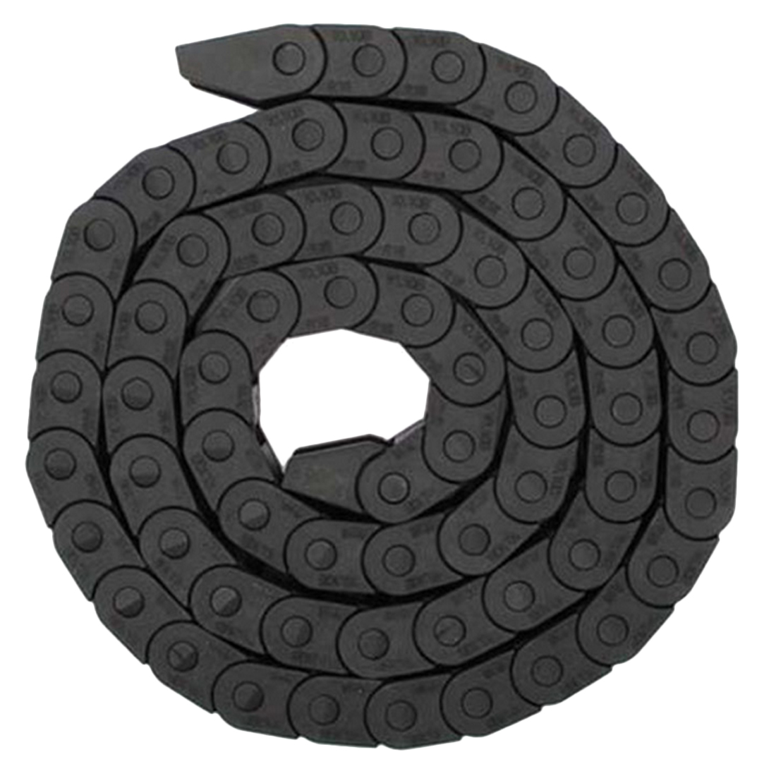 Plastic drive chain 7*15mm L1000mm Cable Drag Chain Wire Carrier with End Connectors for CNC Router Machine Tools