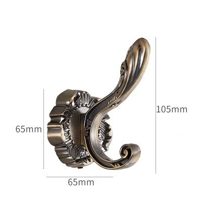 Europese Kleding Cap Enkele Haak Muur Opknoping Muur Schoen Kast Badkamer Keuken Muur Haken Enkele Hardware Metal Chrome Haak