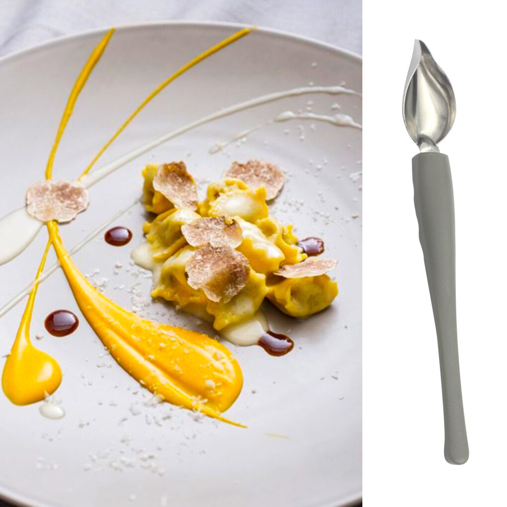 Chef Valon Saus Plating Art Potlood Tekenen Keuken Nozzle Draagbare Saus Schilderen Potlood Lepel Dessert Decor