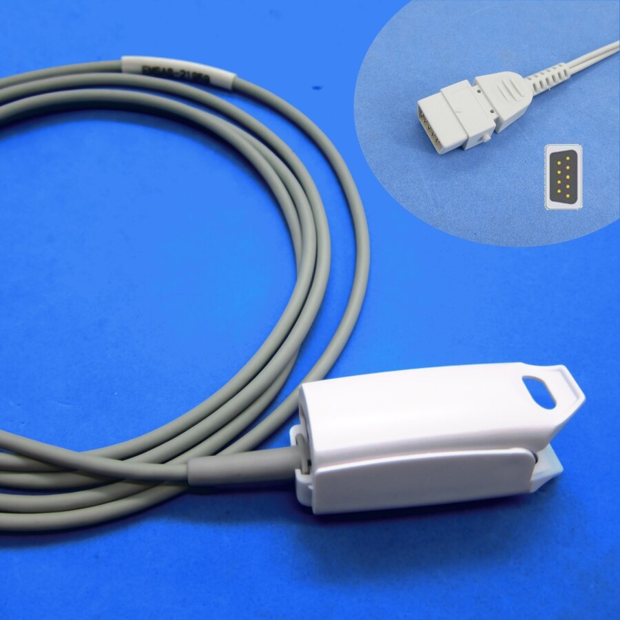 Long cable AWT adult finger clip spo2 sensor for BCI 3300 3401 patient monitor: Adult Finger Clip