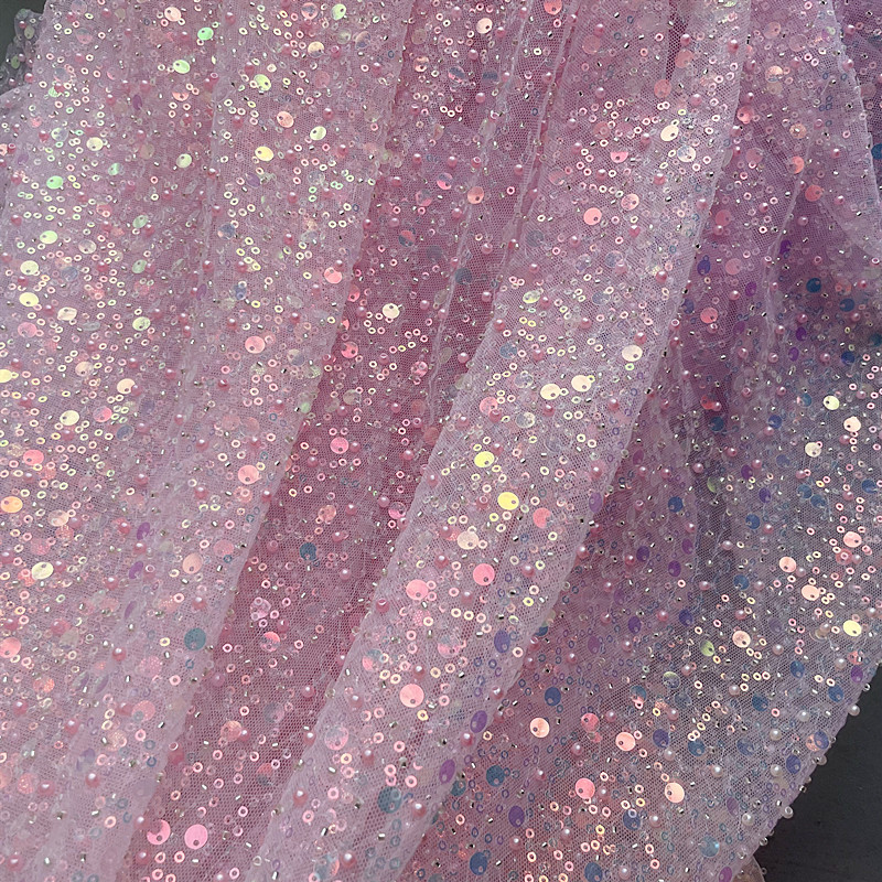 Beaded Symphony Pailletten 3D Kant Stof, Glanzende Bruidsjurk, Bruidsmeisje Jurk, DIY Home Curtain, RS3455, 13 Kleuren, Nieuw,: Antiek Messing