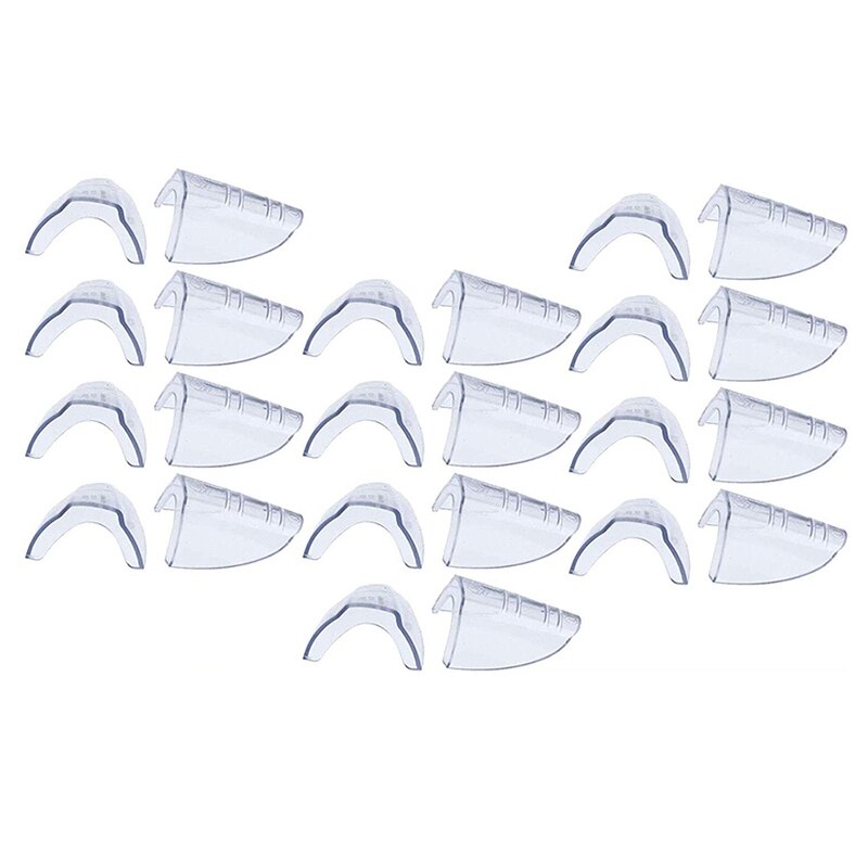 Protectores laterales para gafas de seguridad, protector lateral transparente antideslizante para gafas de seguridad, se adapta a anteojos pequeños y medianos, 12 pares: Default Title