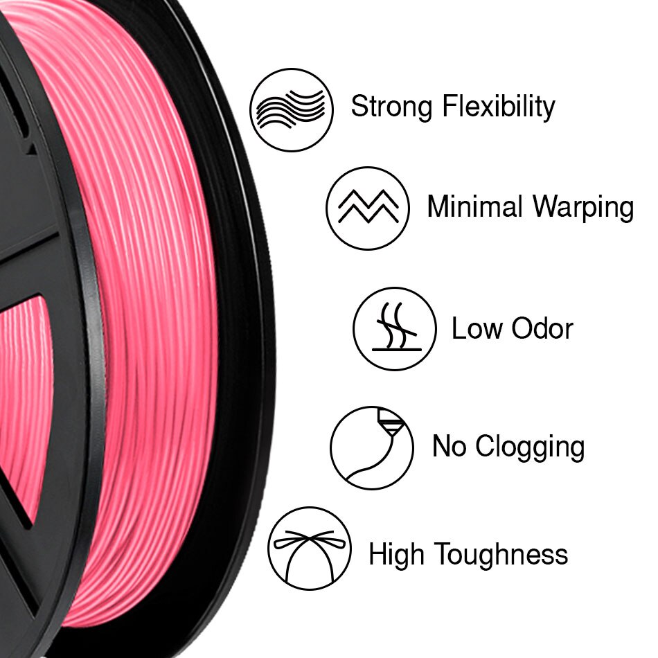 SUNLU TPU Flexible Filament 0.5KG 1.75MM TPU Filament 3D Printer Flexible 3d Printing Material