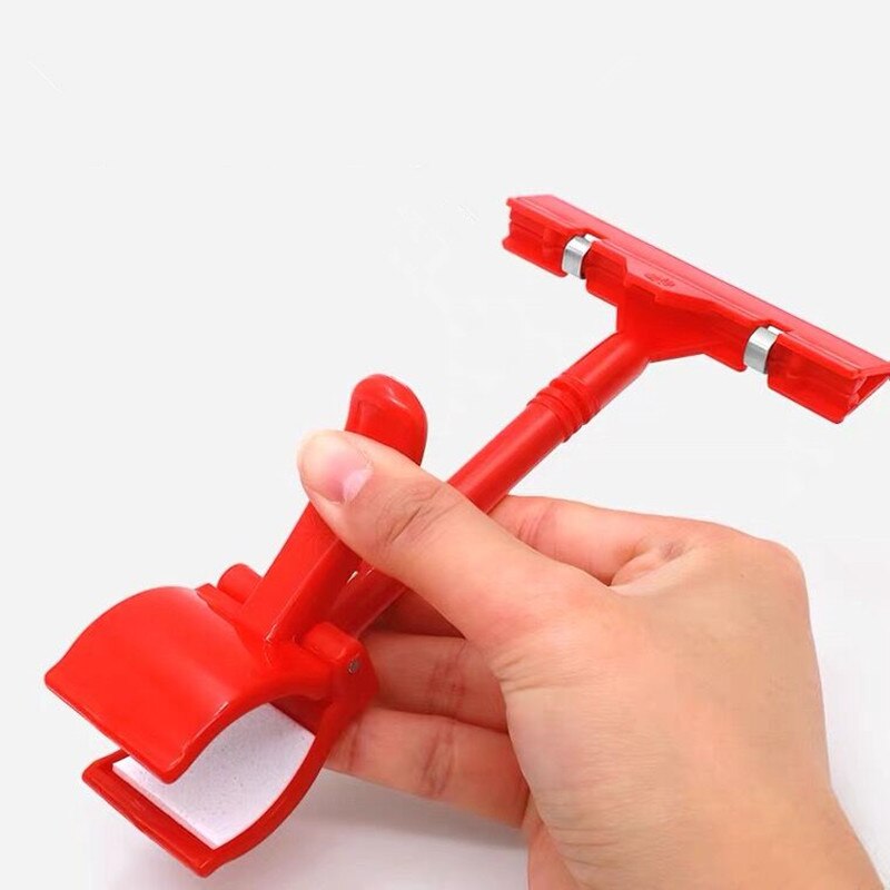5pcs Double Display Clips Plastic Merchandise Rotatable Pop Clip Sign Holder Stand Price Clips Tag Clothing Rack