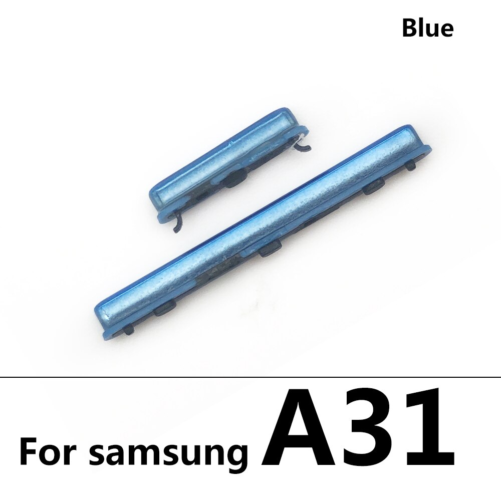 Voor Samsung A31 A51 A70 A71 Power Knop + Volume Zijknop: A31 Blue