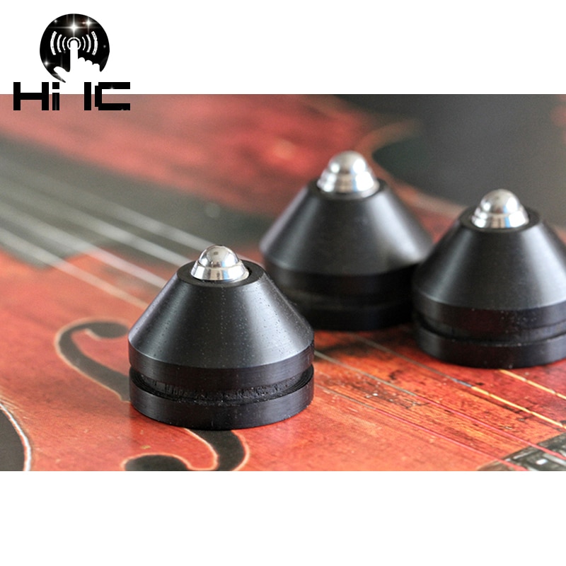 HIFI Audio Speakers Amplifier Preamp DAC CD Player Ebony Triple Suspension Absorber Foot Feet Pads Vibration Stands Spikes